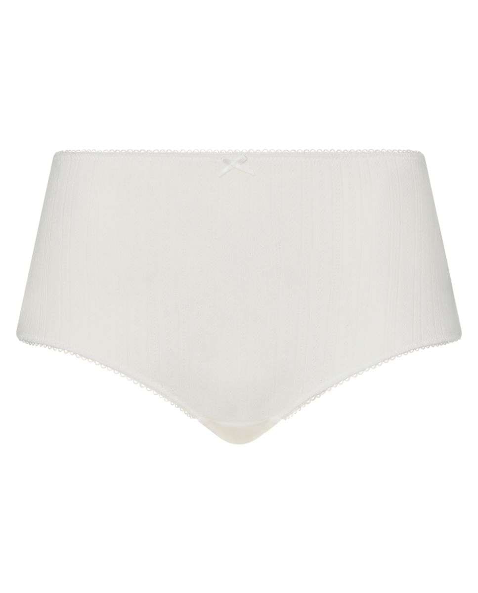 Pantalón de pijama corto de "pointelle" línea lovie - Chantelle - Crudo Crudo-4