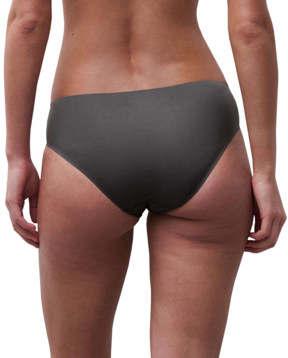Braga clasica con encaje floral plano línea Norah - Chantelle - Kaki Kaki-2