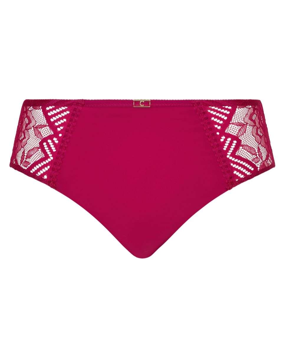 Braga de mujer con encaje de la línea origins - Chantelle - Rojo cereza Rojo cereza-4