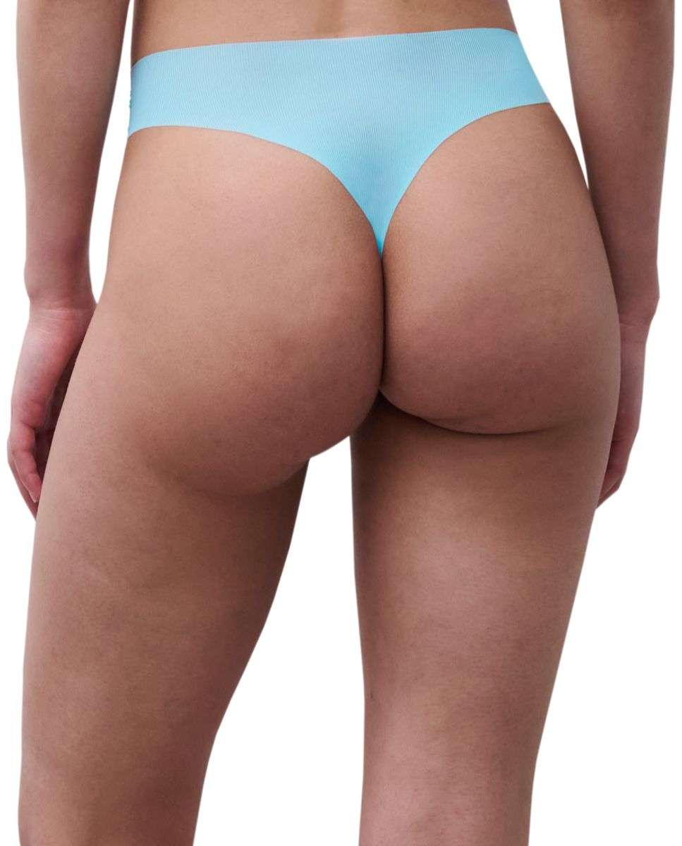 Tanga de mujer ultrafino de corte láser sin costuras línea pulpies - Chantelle - Azul claro Azul claro-2