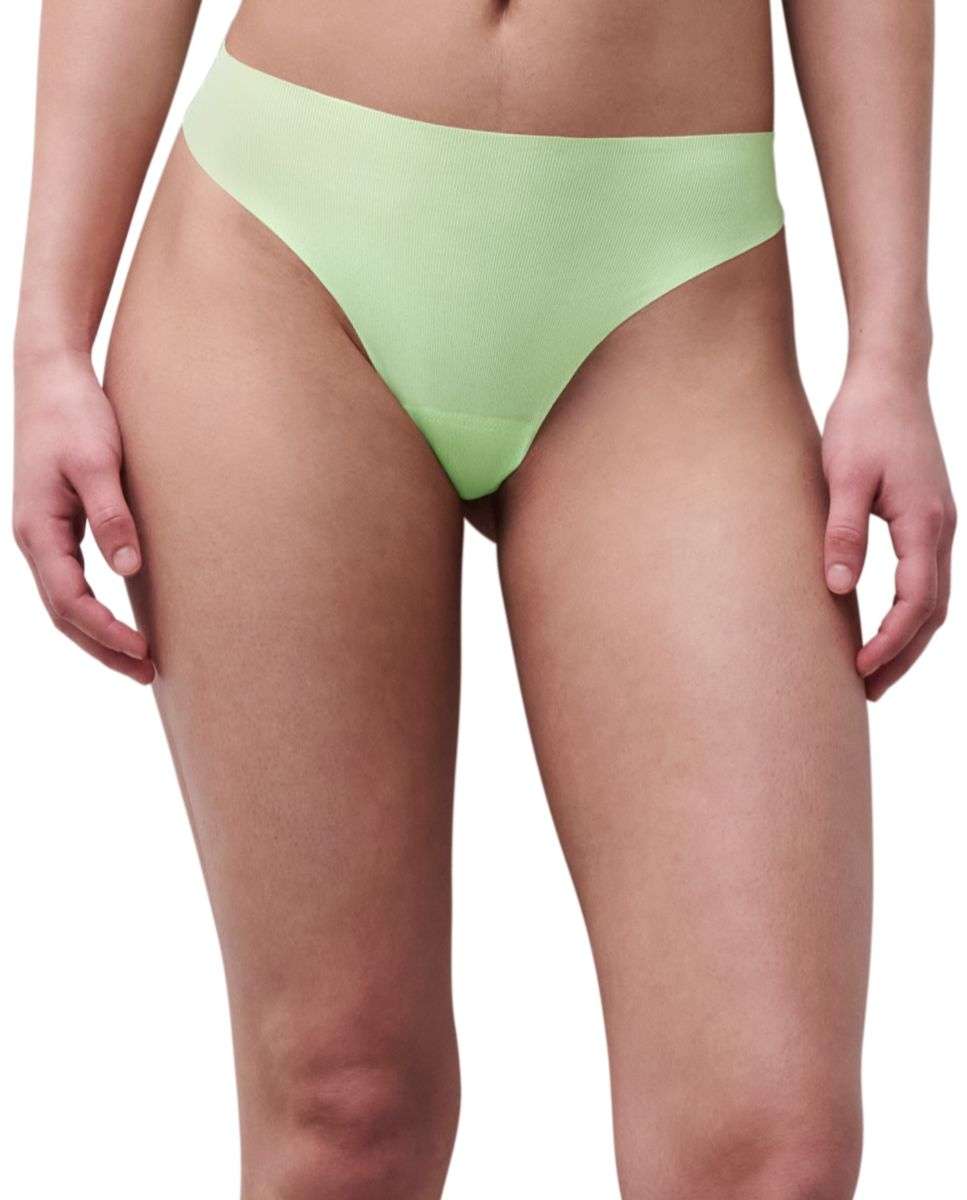 Tanga de mujer ultrafino de corte láser sin costuras línea pulpies - Chantelle - Verde claro Verde claro-1