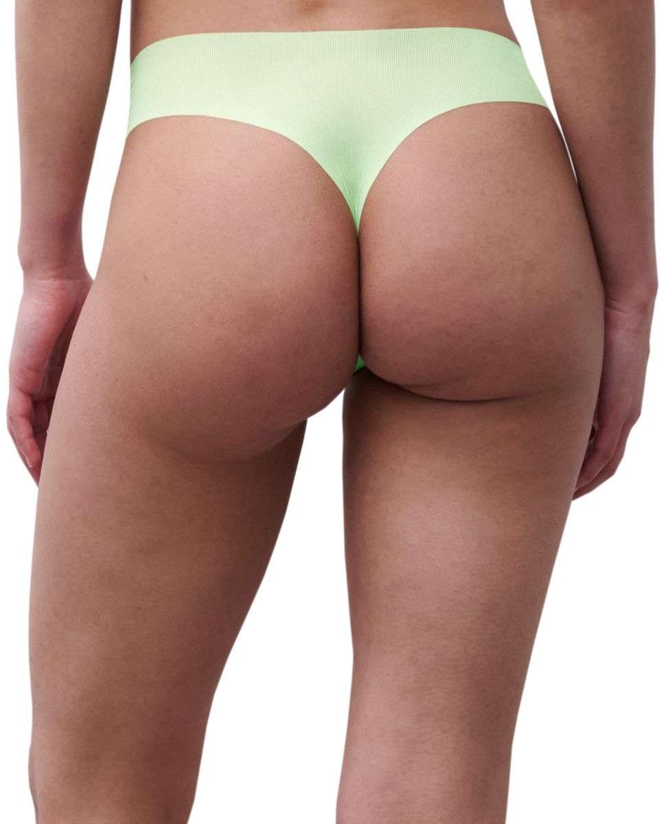Tanga de mujer ultrafino de corte láser sin costuras línea pulpies - Chantelle - Verde claro Verde claro-2
