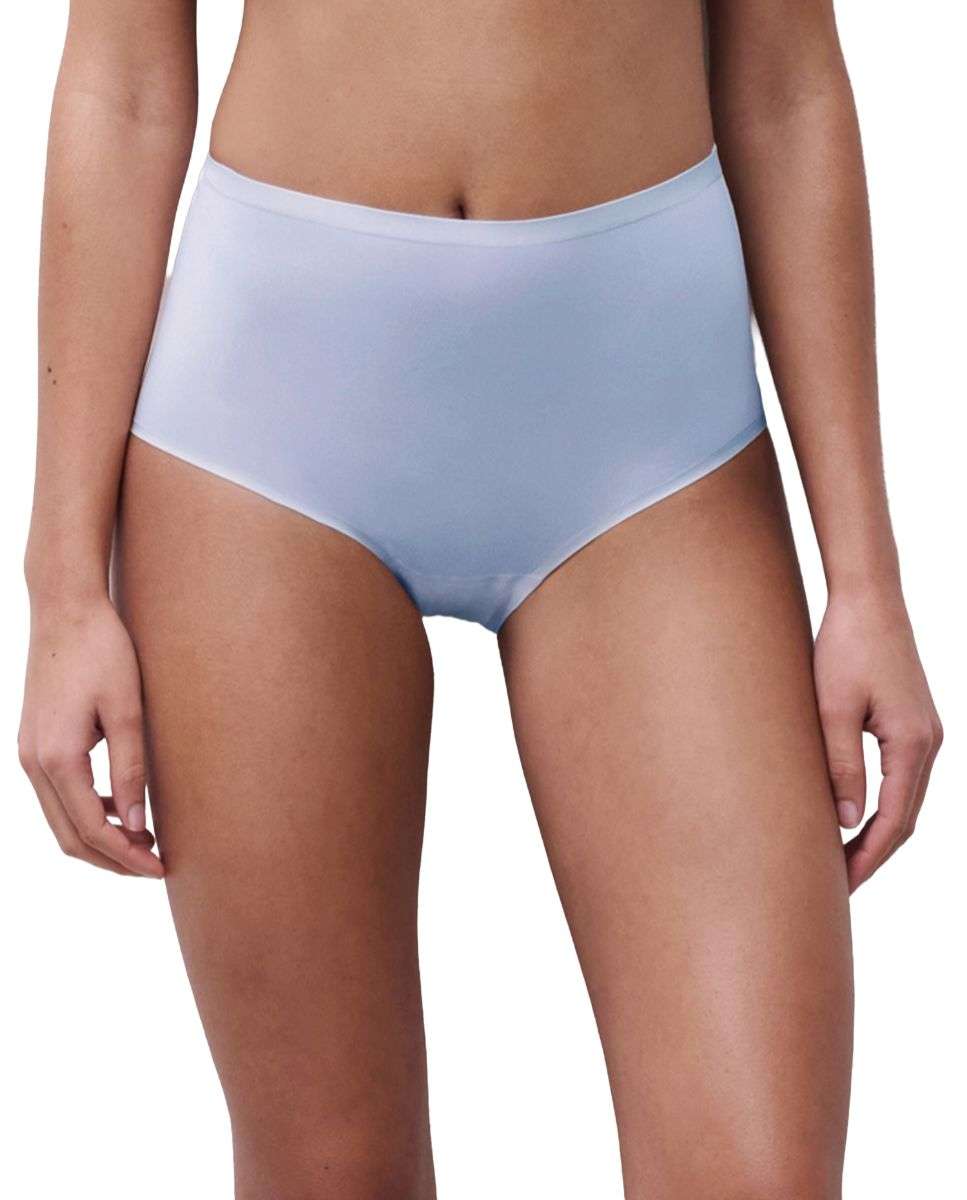 Braga alta de mujer efecto segunda piel sin costuras línea softstretch - Chantelle - Azul claro Azul claro-1