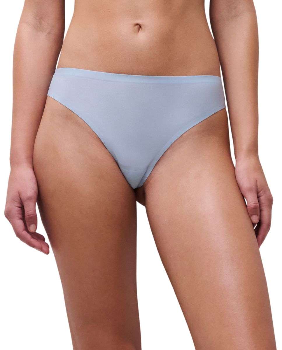 Tanga de mujer efecto segunda piel sin costuras línea softstretch - Chantelle - Azul claro Azul claro-1