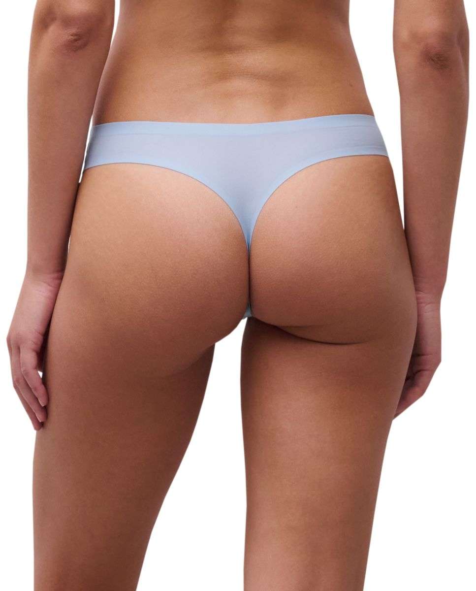 Tanga de mujer efecto segunda piel sin costuras línea softstretch - Chantelle - Azul claro Azul claro-2
