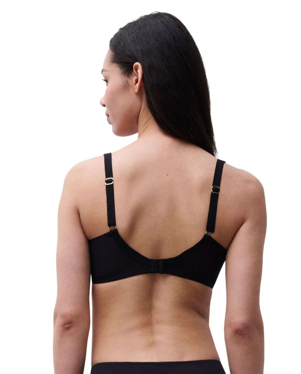 Sujetador con aros de mujer de capacidad con bordados línea champs elysees - Chantelle - Negro Negro-2