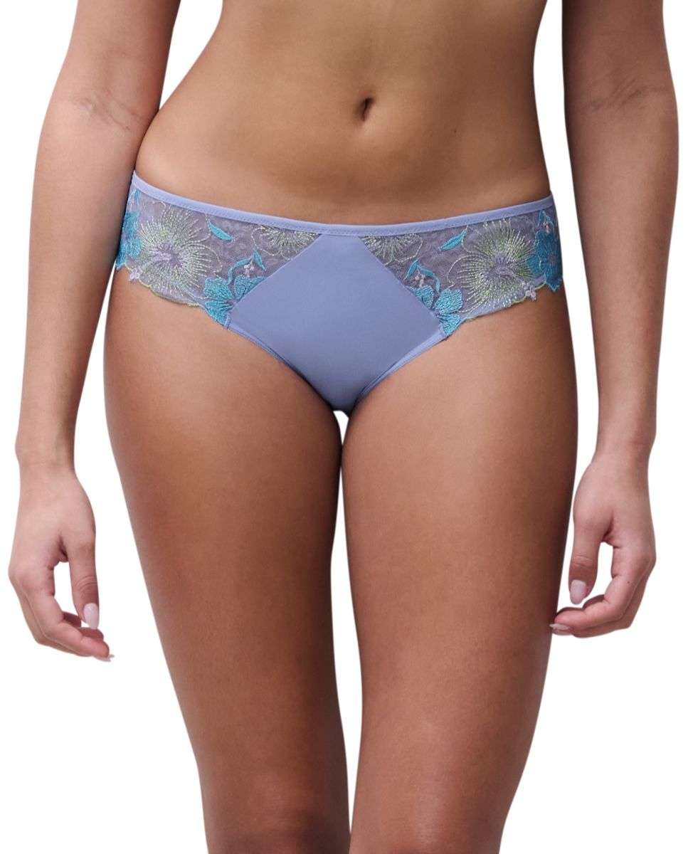 Imagen 0 de Braguita con bordado floral y anima pint línea daydream Azul