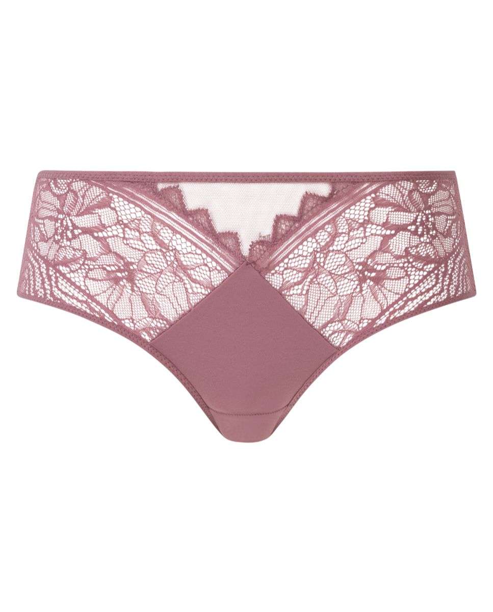 Culotte de mujer con encaje y tejido ultra suave línea floral touch - Chantelle - Rosa Rosa-3
