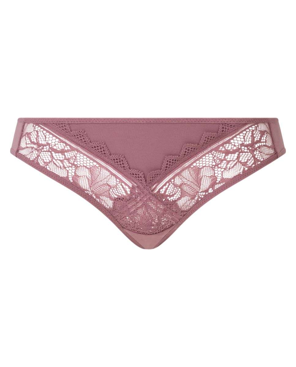 Braga de mujer clásica y evolutiva con encaje y tejido ultra suave línea floral touch - Chantelle - Rosa Rosa-4