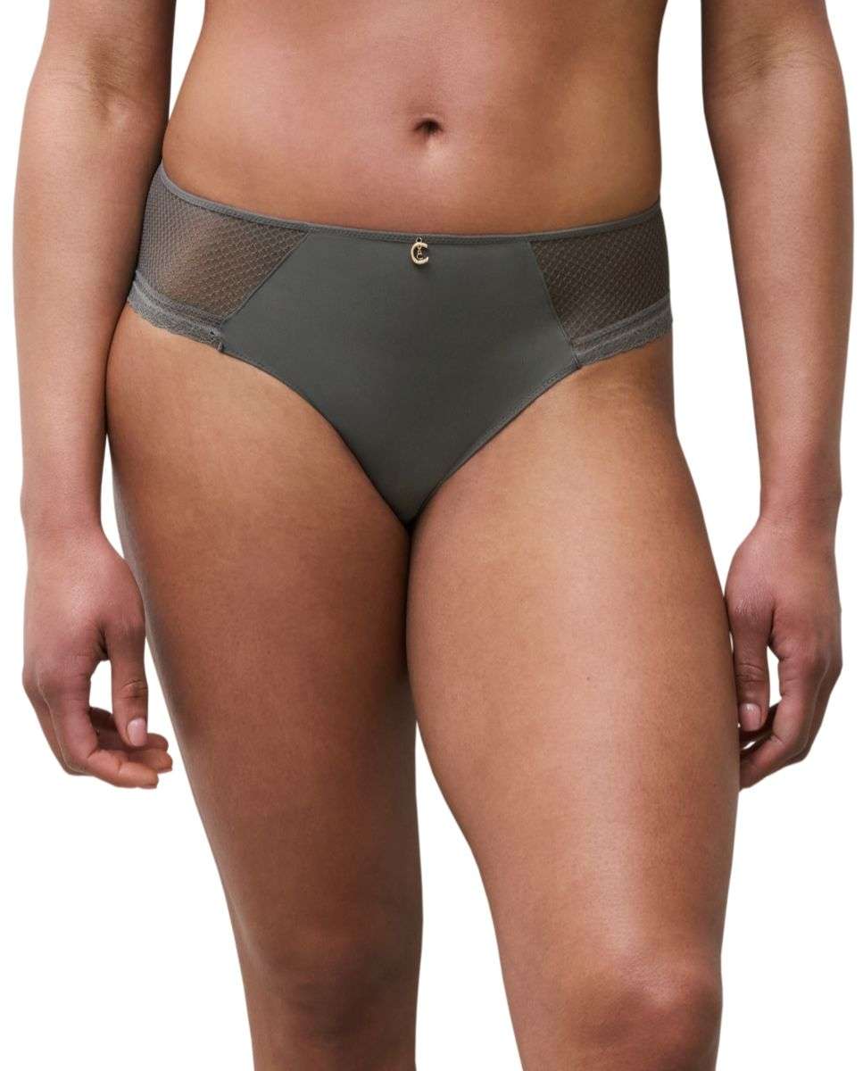 Braga de mujer con malla de nido de abeja de la línea romance - Chantelle - Kaki Kaki-1