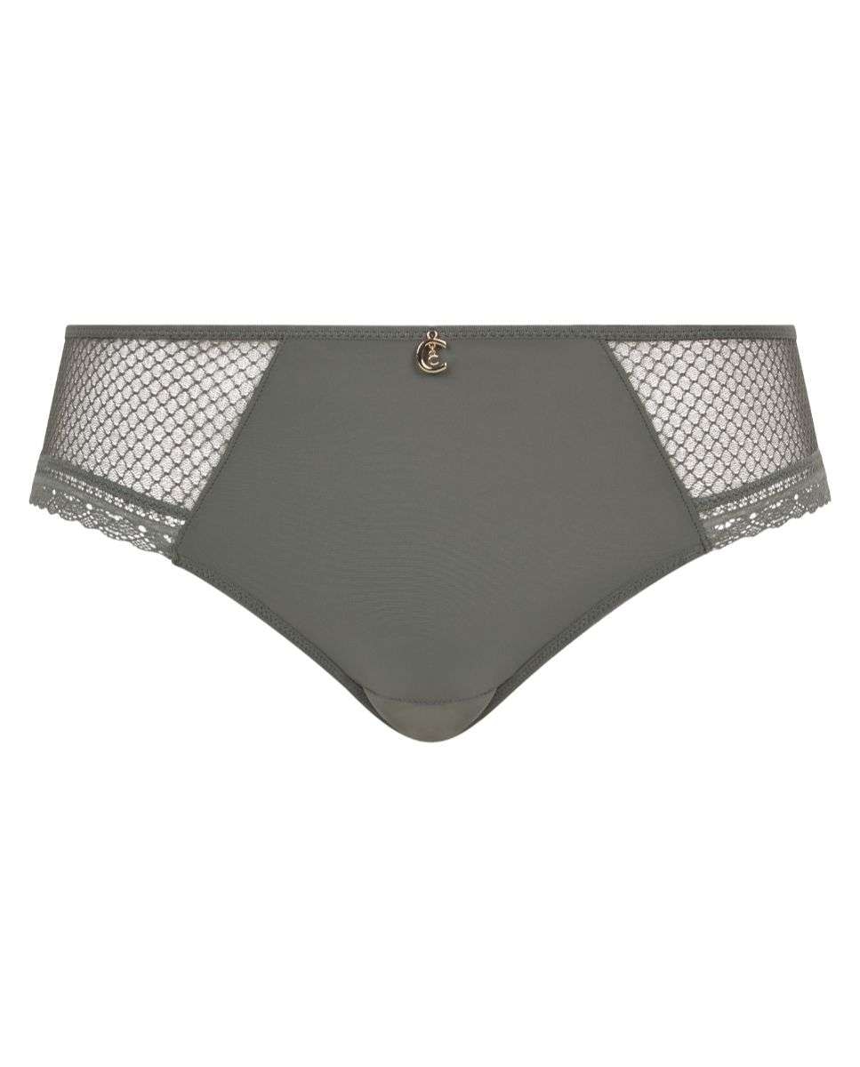 Braga de mujer con malla de nido de abeja de la línea romance - Chantelle - Kaki Kaki-3