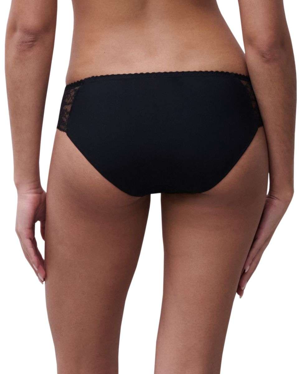 Braga cubriente clásica de mujer con encaje floral suave con un diseño moderno y cómodo de la línea kiss - Chantelle - Negro Negro-2