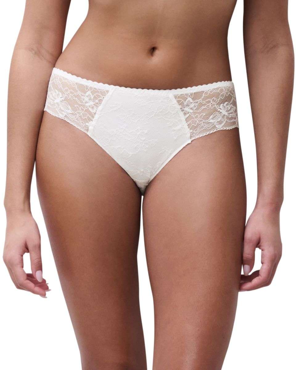 Braga cubriente clásica de mujer con encaje floral suave con un diseño moderno y cómodo de la línea kiss - Chantelle - Crudo Crudo-1