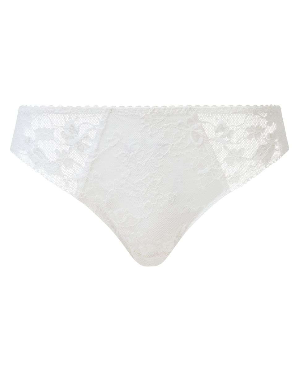 Braga cubriente clásica de mujer con encaje floral suave con un diseño moderno y cómodo de la línea kiss - Chantelle - Crudo Crudo-3