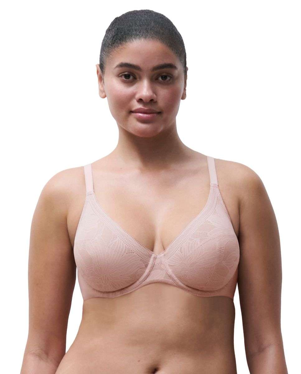 Sujetador con aros moldeado cubriente de mujer de encaje sin costuras de la línea osmose - Chantelle - Maquillaje Maquillaje-1