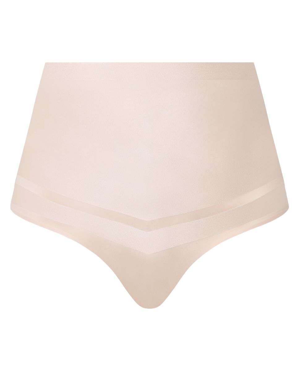 Braga reductora de mujer sin costuras de la línea brilliant shapping - Chantelle - Beige Beige-3
