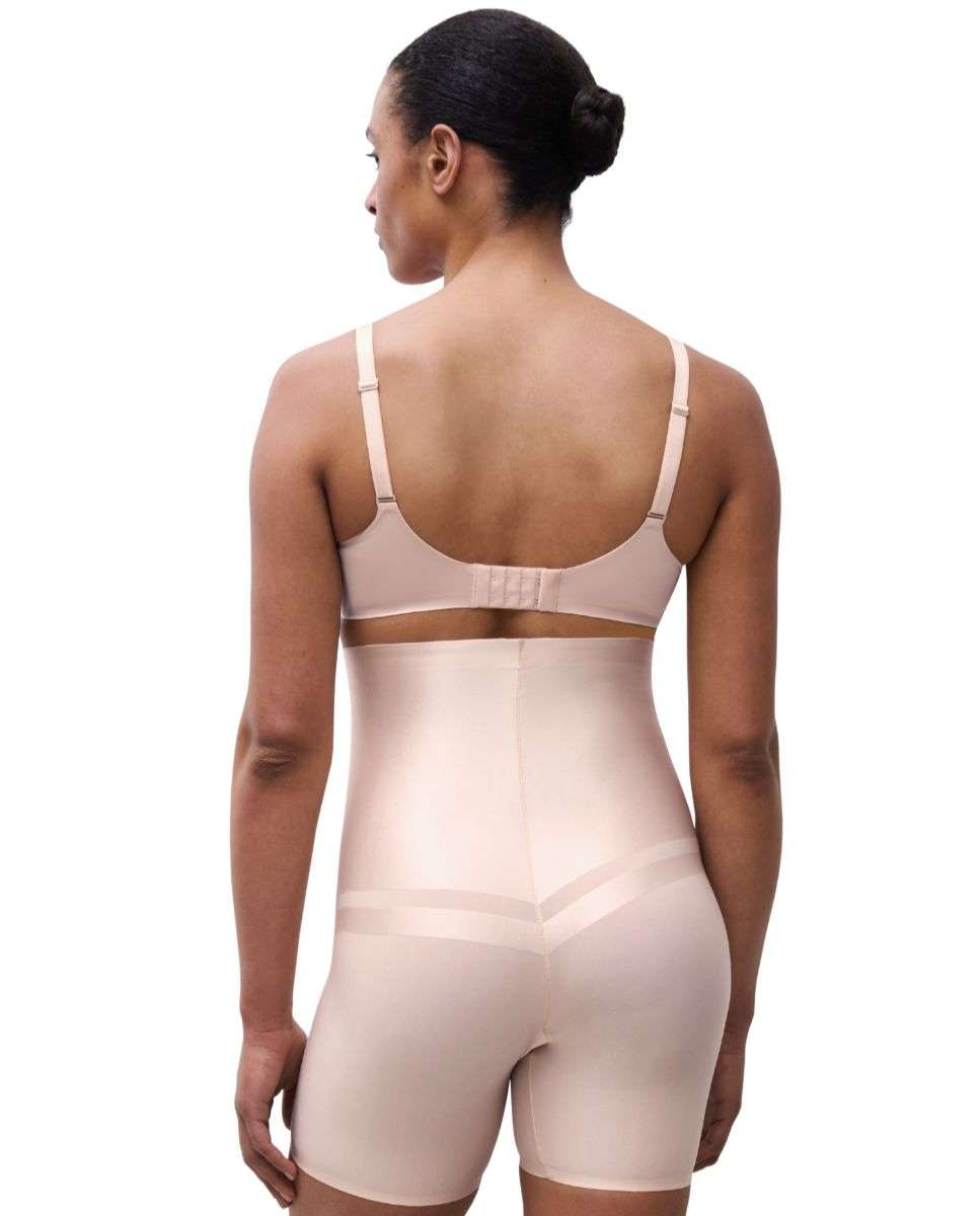 Pantalón faja de mujer de talle muy alto, sin costuras de la línea brilliant shapping - Chantelle - Beige Beige-2
