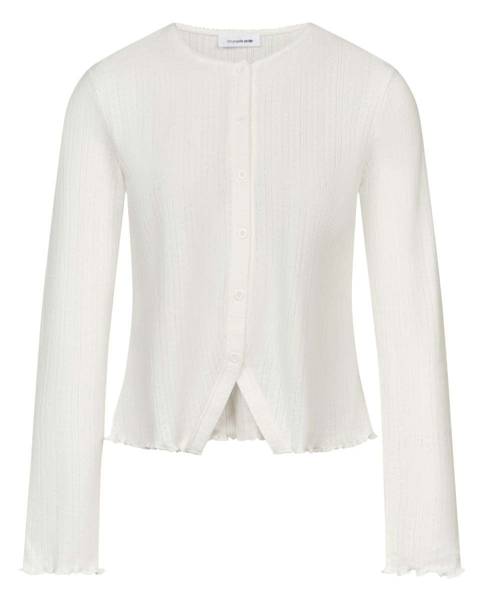 Camiseta de pijama de mujer de "pointelle" línea lovie - Chantelle - Crudo Crudo-3
