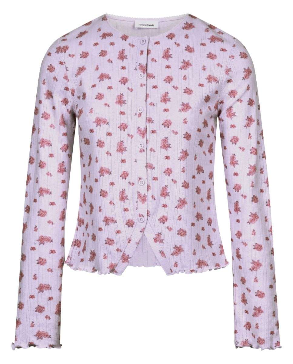 Camiseta de pijama de mujer de "pointelle" línea lovie - Chantelle - Lila Lila-3