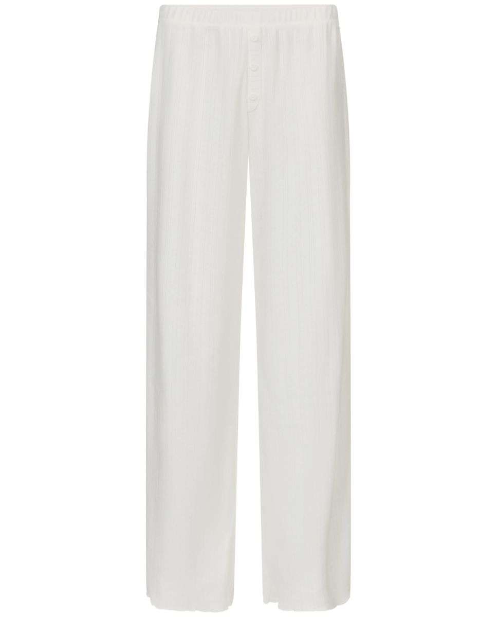 Pantalón de pijama de mujer de "pointelle" línea lovie - Chantelle - Crudo Crudo-3