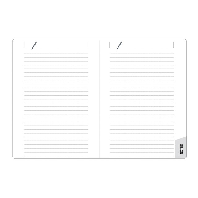 Imagen 0 de Recambio de índice telefónico para agendas  - Rayado horizontal, A5+ - 16x24cm - Quo Vadis 713014Q - Blanco