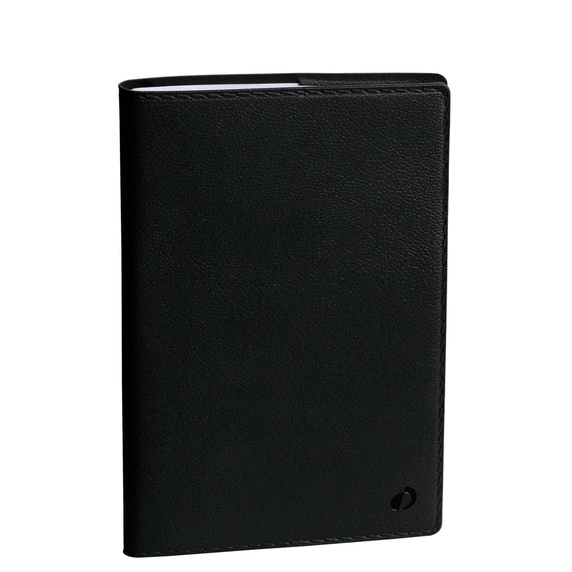 Índice telefónico de doble entrada TOSCANA - Rayado horizontal, A6 - 10x15cm - Quo Vadis 971130Q - Negro - Multilingüe.