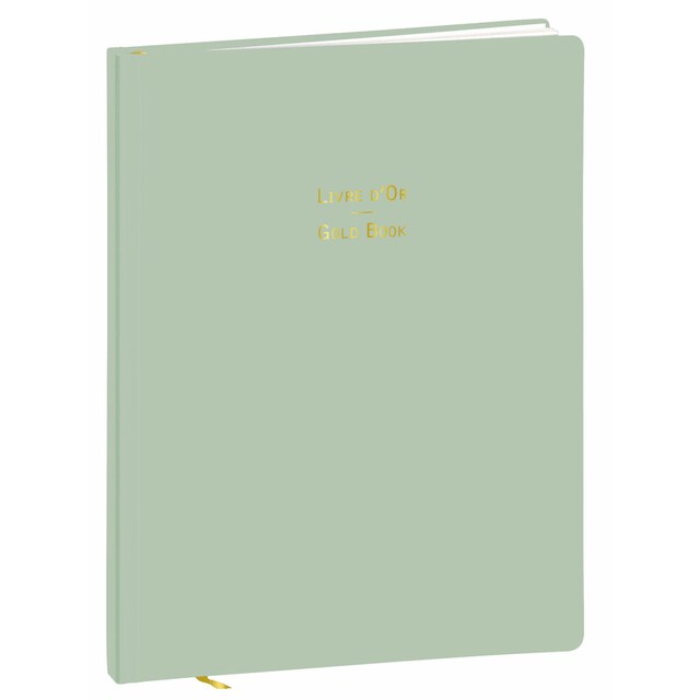 Imagen 0 de Libro de firmas PASTEL - Liso, 21x27cm - Quo Vadis 243034Q - Verde