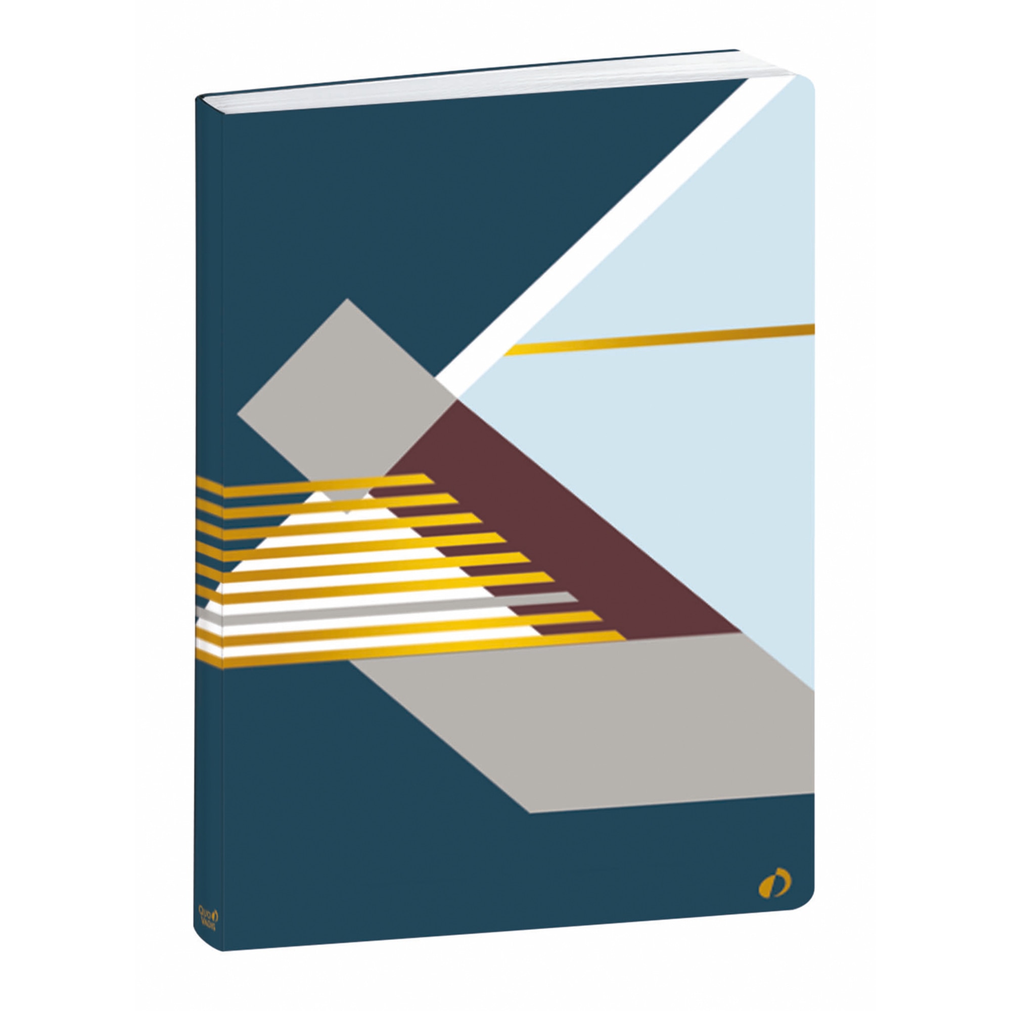 Cuaderno de notas NOVA - Rayado horizontal, A5 - 15x21cm - Quo Vadis 2371138Q - Azul.
