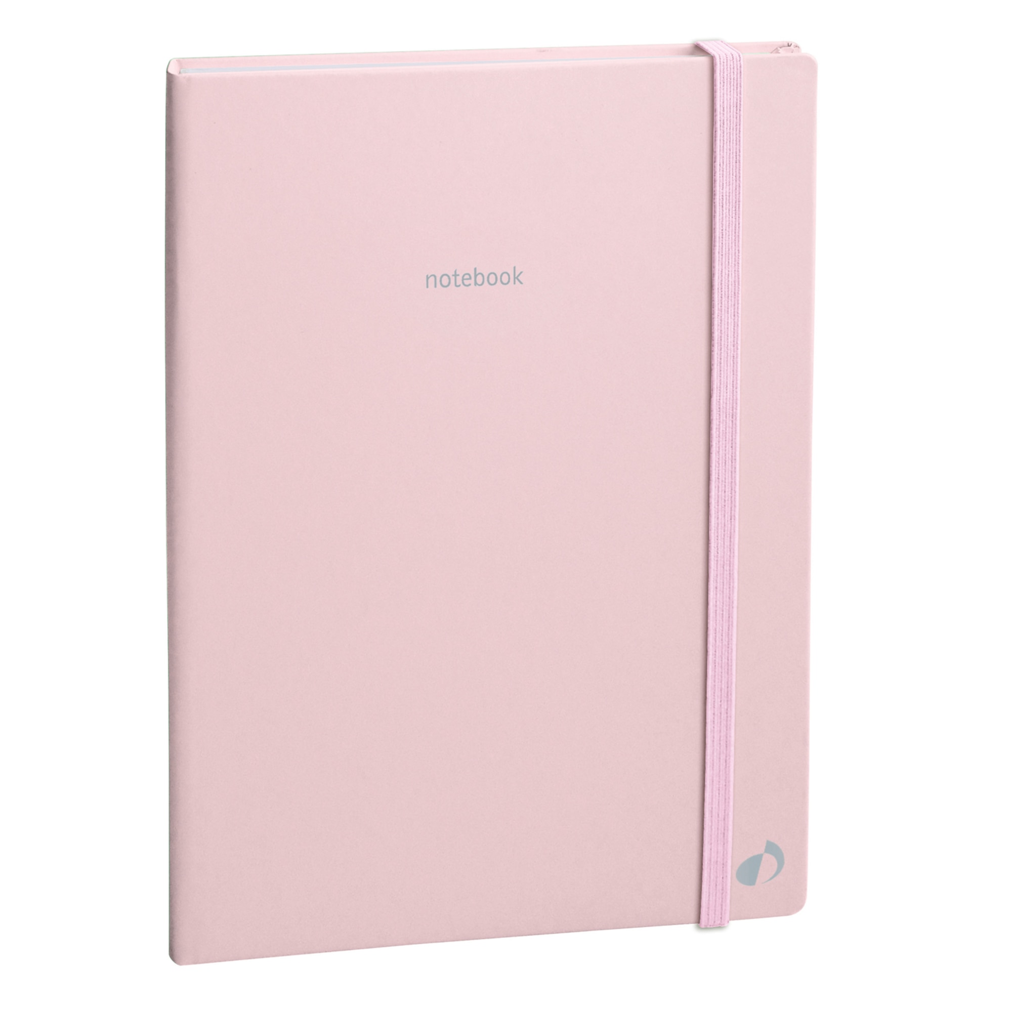 Cuaderno de notas PASTEL - Rayado horizontal, A5 - 15x21cm - Quo Vadis 2371143Q - Rosa.