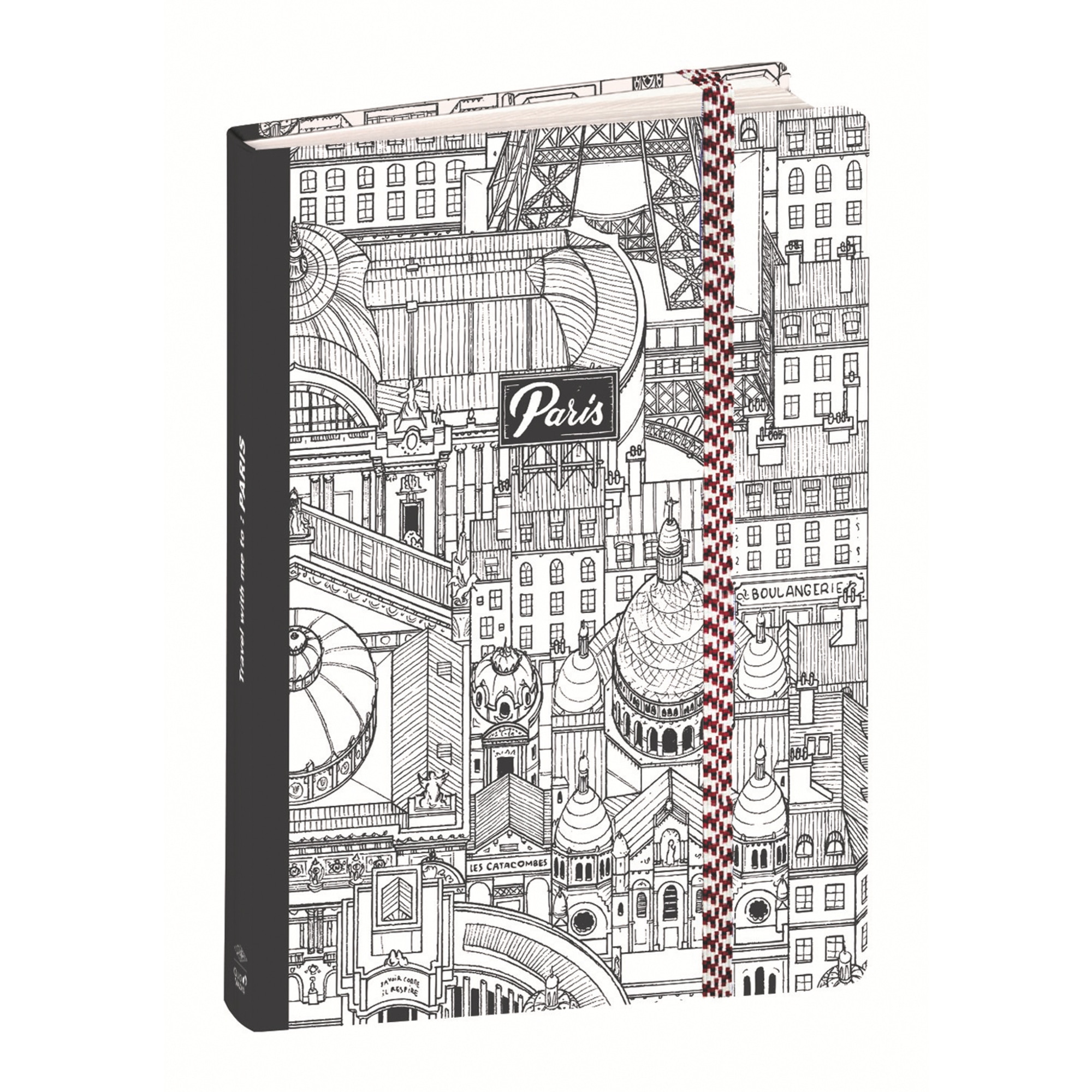 Cuaderno de notas DOCTEUR PAPER - Rayado horizontal, A5 - 15x21cm - Quo Vadis 2371151Q - Azul.