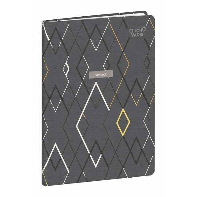 Imagen 0 de Cuaderno de notas SMOOTH - Rayado horizontal, A5 - 15x21cm - Quo Vadis 2371169Q - Azilal (gris oscuro)