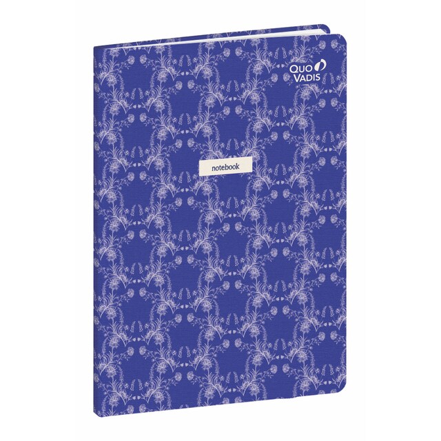Imagen 0 de Cuaderno de notas SMOOTH - Rayado horizontal, A5 - 15x21cm - Quo Vadis 2371170Q - Aciano (azul)