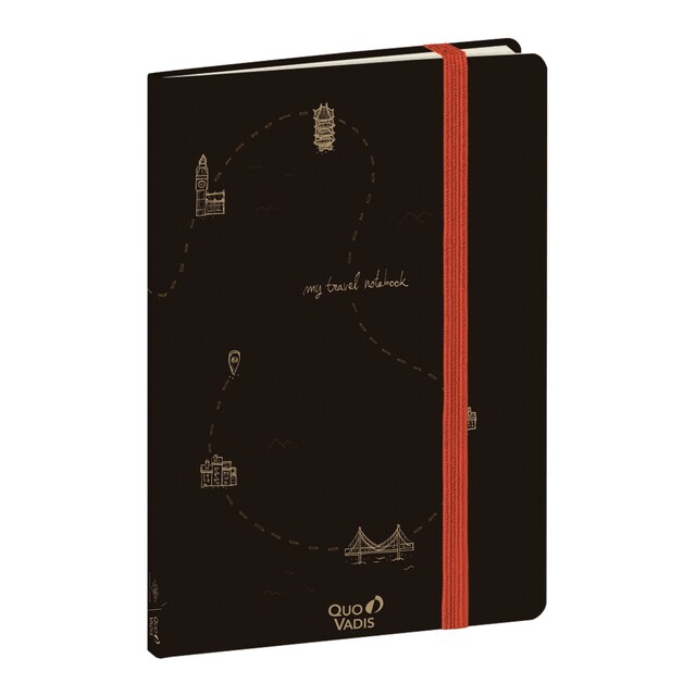 Imagen 0 de Travel Notebook DOCTEUR PAPER -  A5 - 15x21cm - Quo Vadis 2371177Q - World