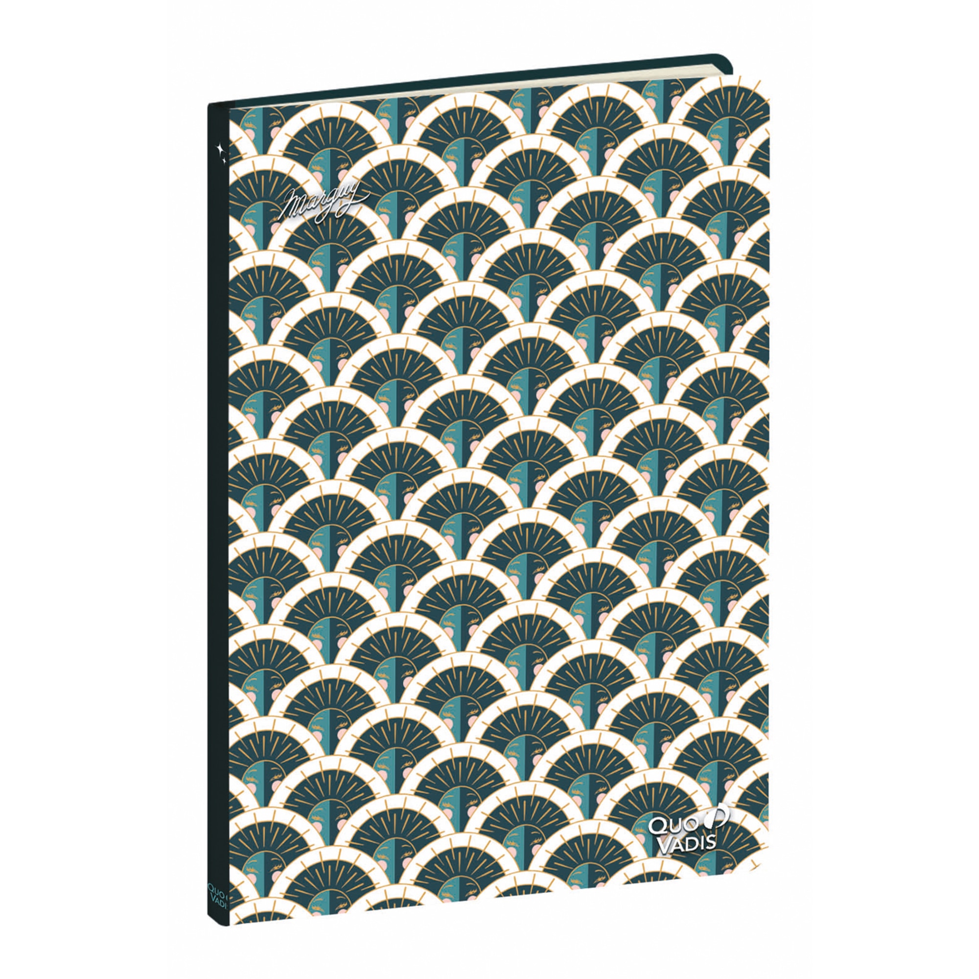 Cuaderno de notas MAGALI FOURNIER - Rayado horizontal, A5 - 15x21cm - Quo Vadis 2371180Q - Grafico.