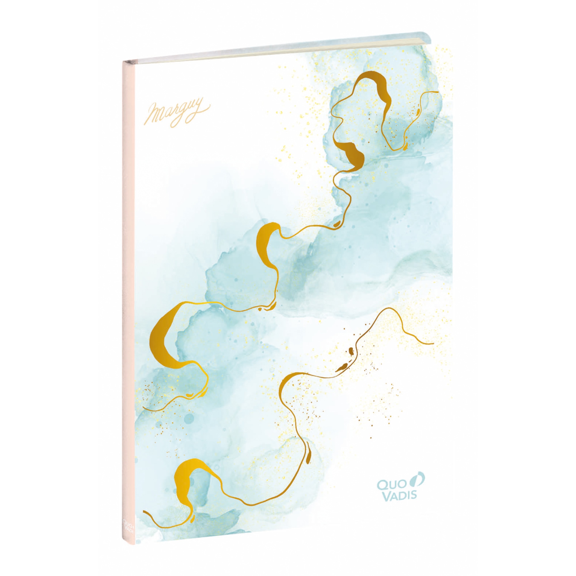 Cuaderno de notas MAGALI FOURNIER - Rayado horizontal, A5 - 15x21cm - Quo Vadis 2371182Q - Marmol.