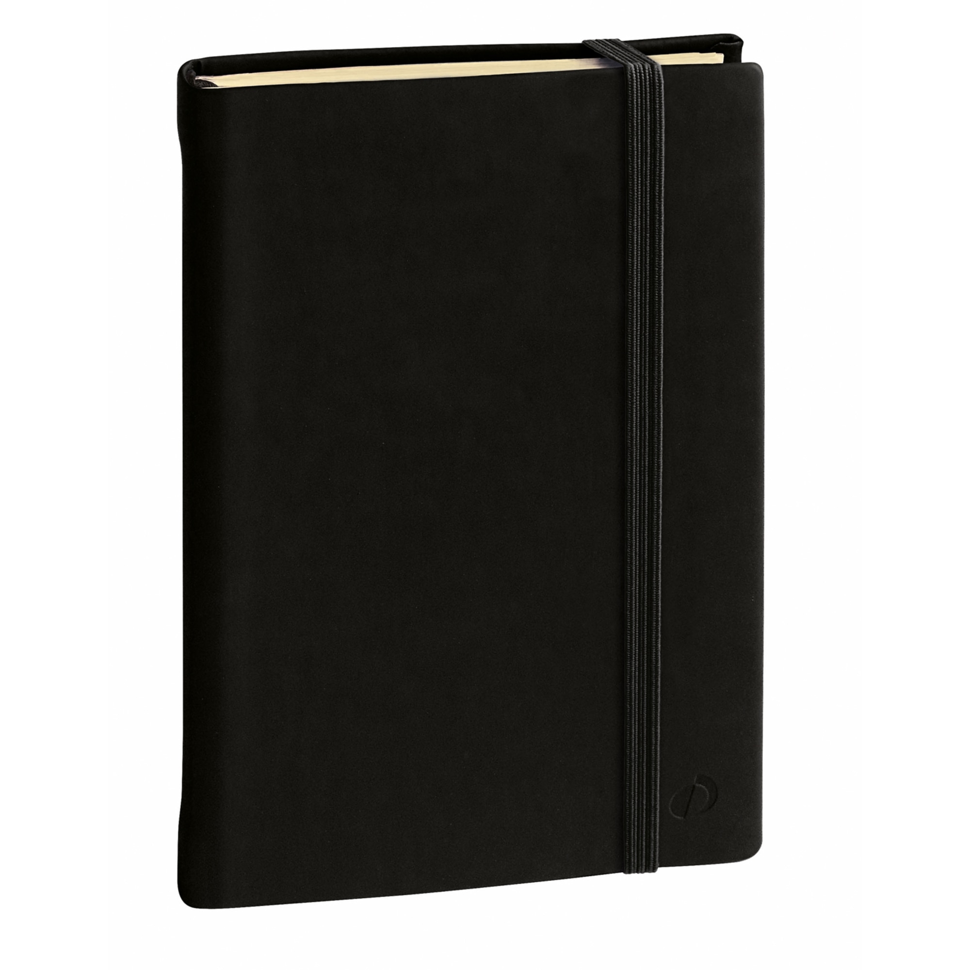 Cuaderno de notas SILK - Rayado horizontal, A6 - 10x15cm - Quo Vadis 2371193Q - Negro.
