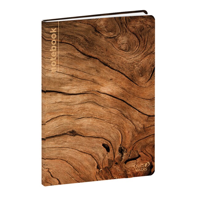 Imagen 0 de Cuaderno de notas RESPIRE - Rayado horizontal, A5+ - 16x24cm - Quo Vadis 2371277Q - Madera