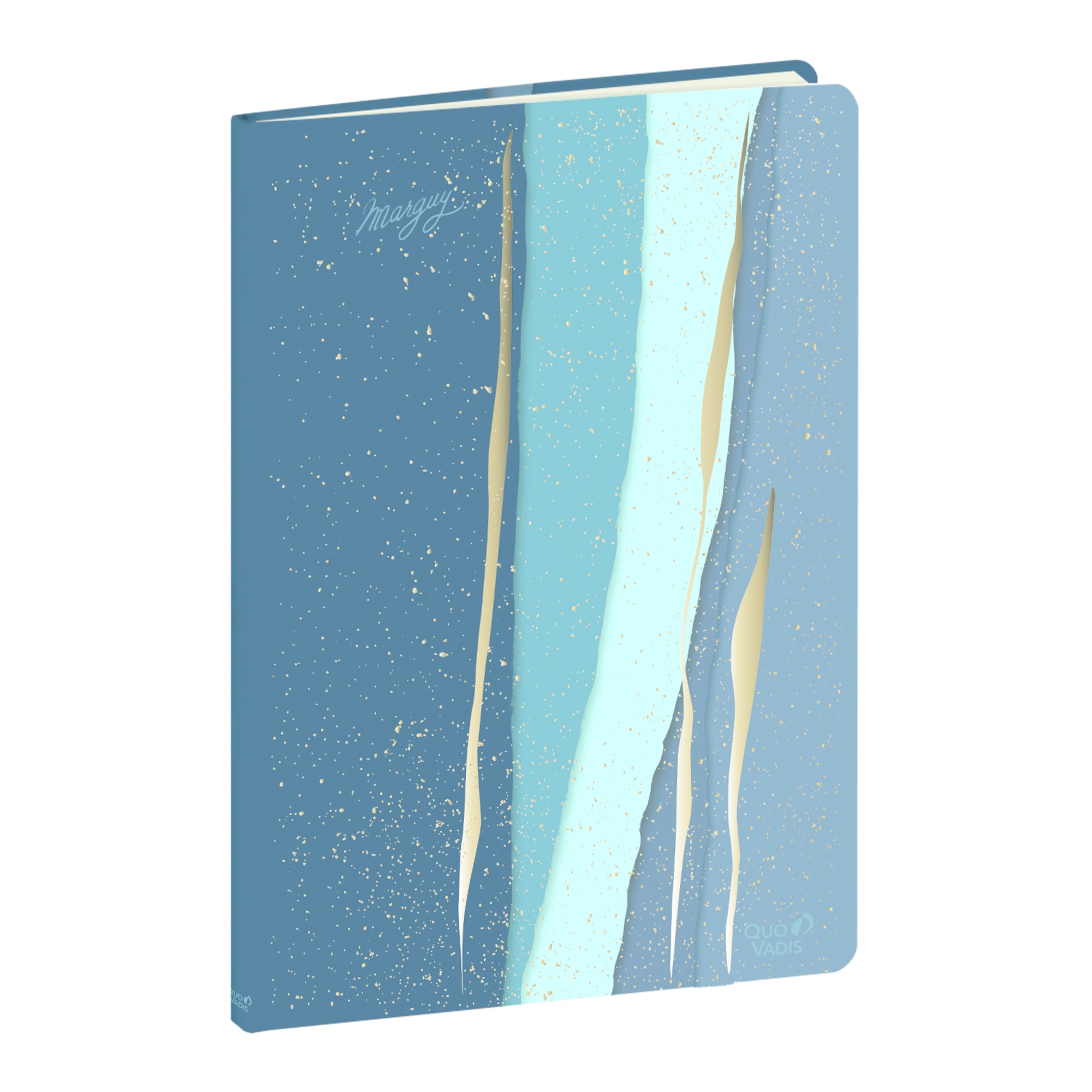 Cuaderno de notas MAGALI FOURNIER - Rayado horizontal, A5 - 15x21cm - Quo Vadis 2371302Q - Mineral.