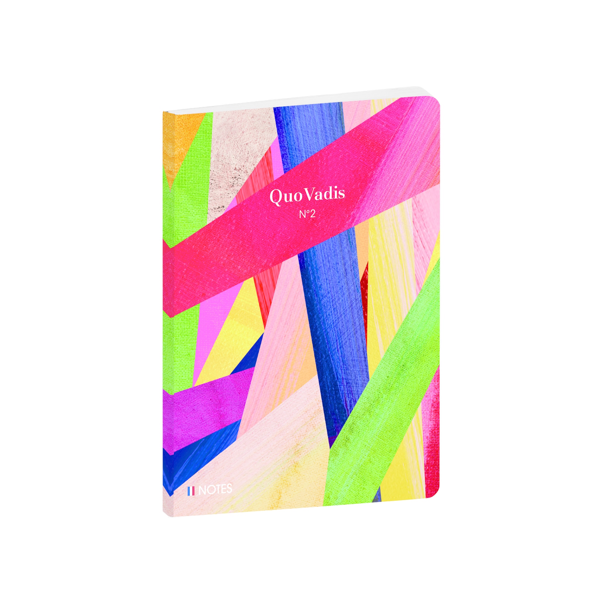 Cuaderno de notas ICONIQUE - Rayado horizontal, A5 - 15x21cm - Quo Vadis 2371305Q - Raya (Nº2).