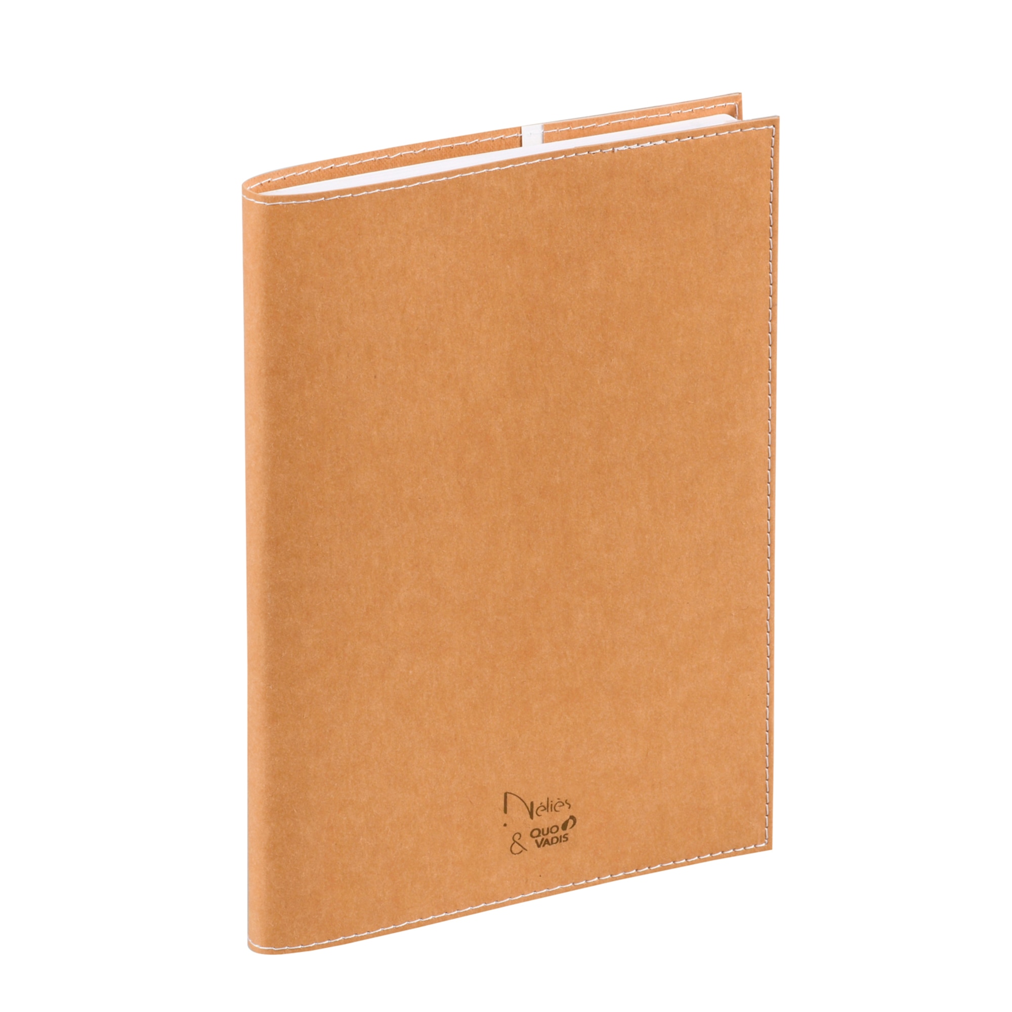 Cuaderno de notas NELIE - Rayado horizontal, A5+ - 16x24cm - Quo Vadis 2371343Q - Marrón.