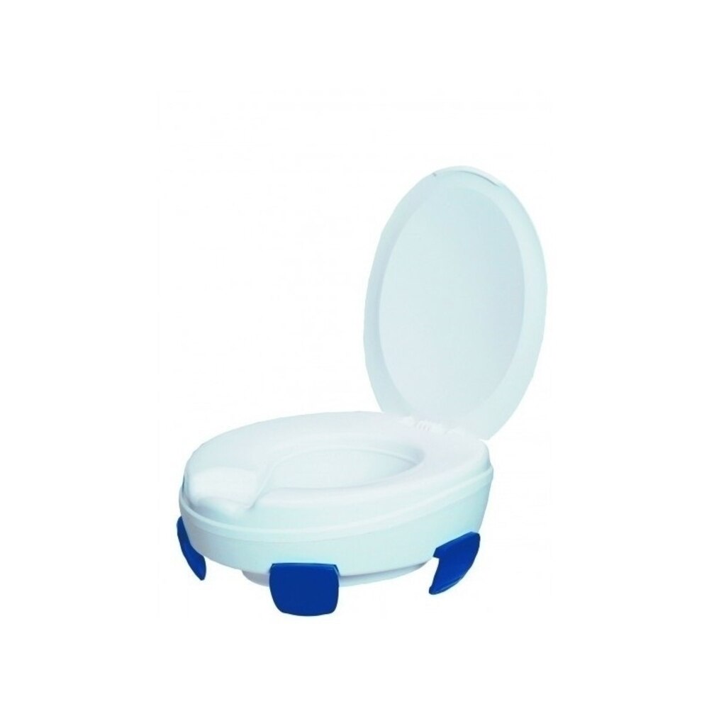 Imagen 0 de Elevador wc con tapa altura 11 cm ovalado y resistente Clipper Herdegen