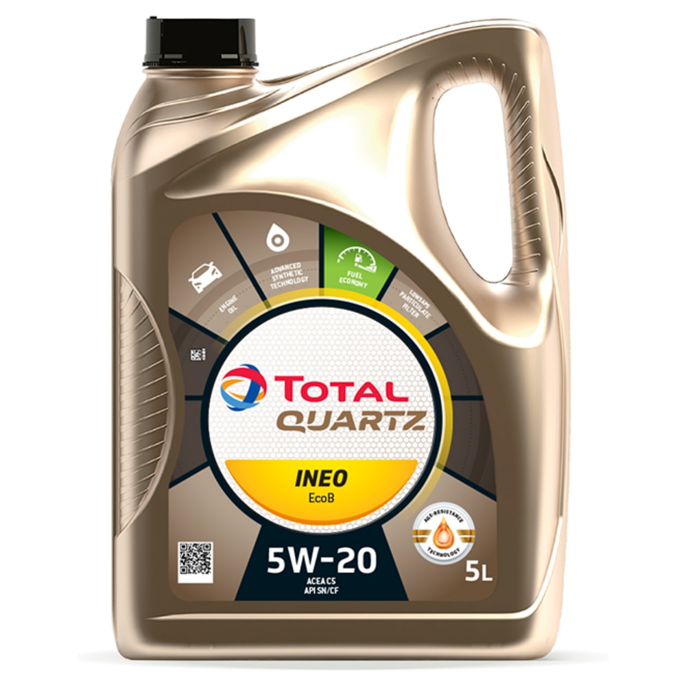 Imagen 0 de Aceite de coche Quartz Eco B 5W20 5L Total