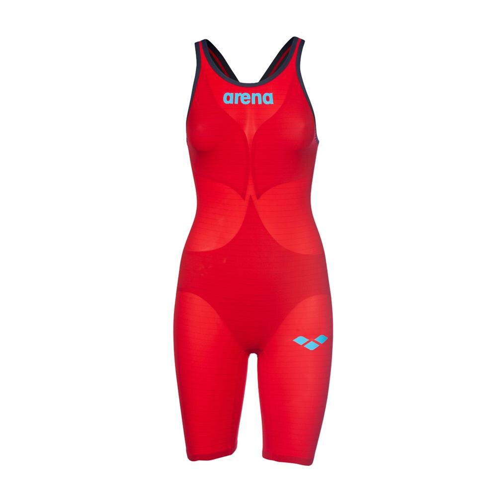 Imagen 5 de Traje de triatlón de mujer Powerskin Carbon Air Arena - Rojo Rojo