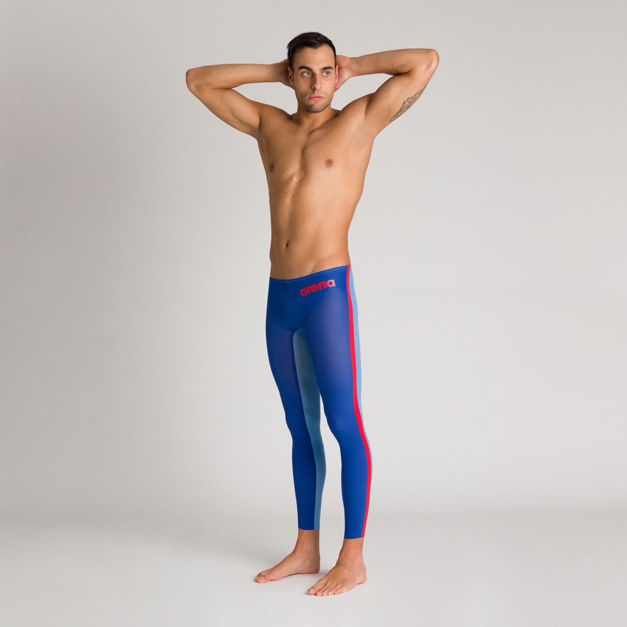 Pantalón de traje de competición de triatlón de hombre Powerskin R-ECO+OW Arena - Azul Océano Azul Océano-3