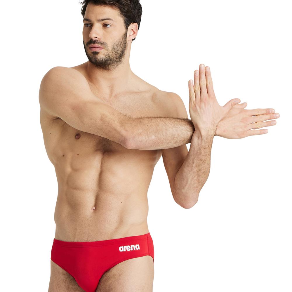 Arena Slip de competición de hombre Team Swim Negro