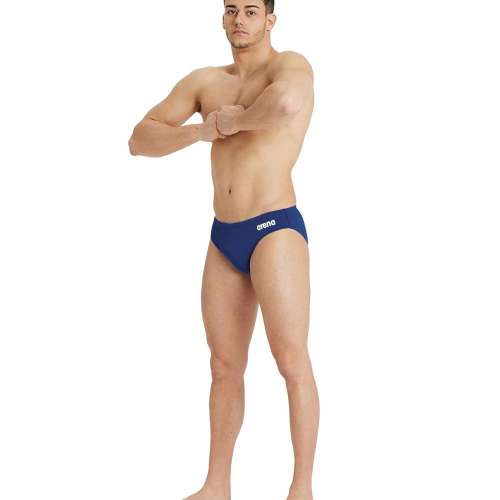 Slip de competición de hombre Team Swim Arena - Azul marino Azul marino-3