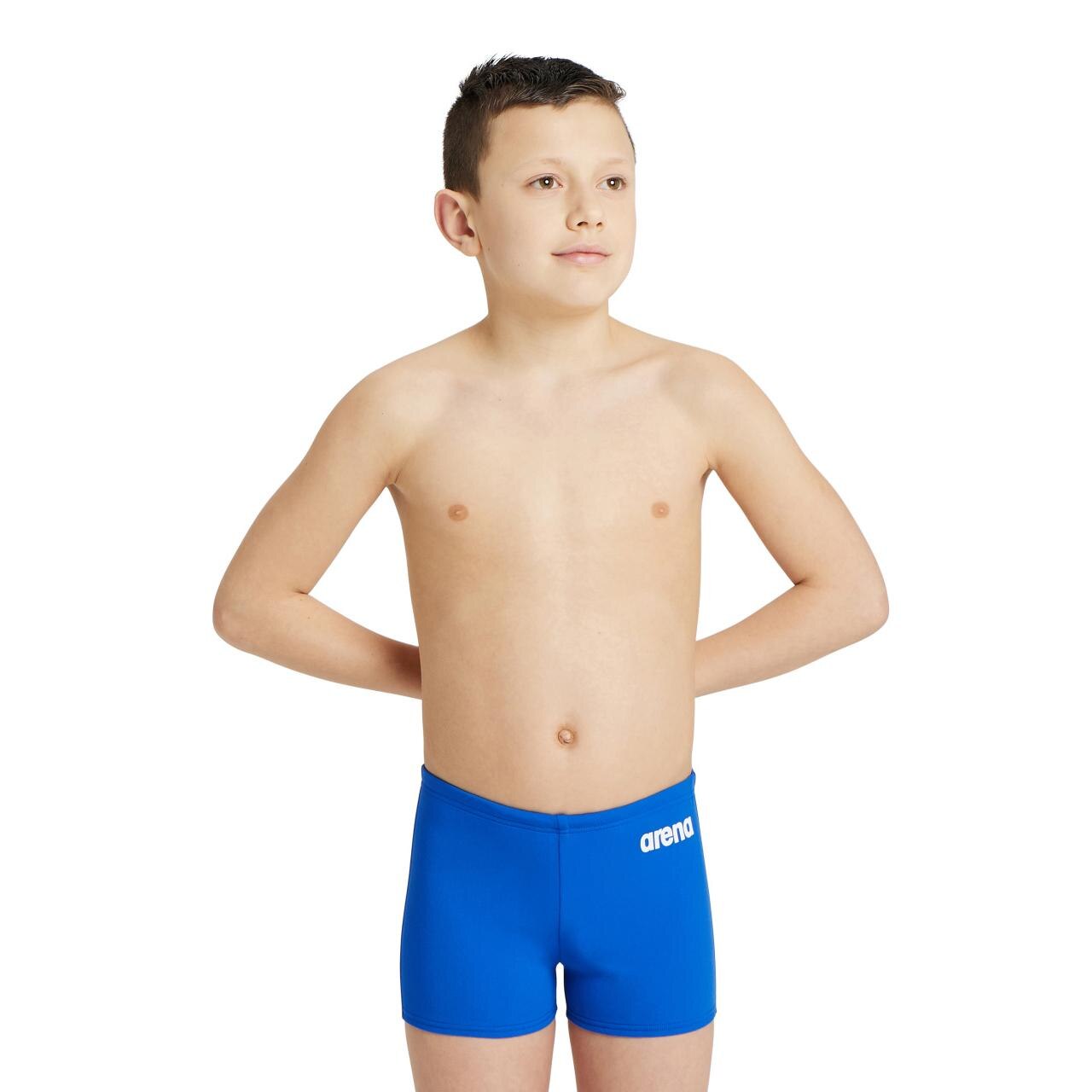 Bañador corto de niño Team Swim Arena - Azul royal Azul royal-1
