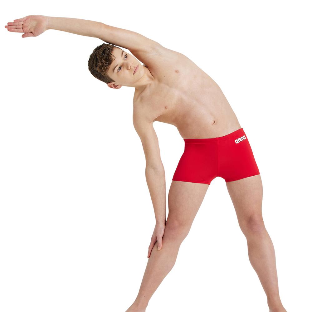 Bañador corto de niño Team Swim Arena - Rojo Rojo-3