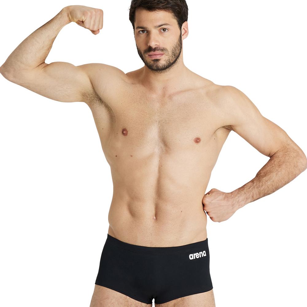 Short de competición de hombre Team Swim Arena - Negro Negro-1