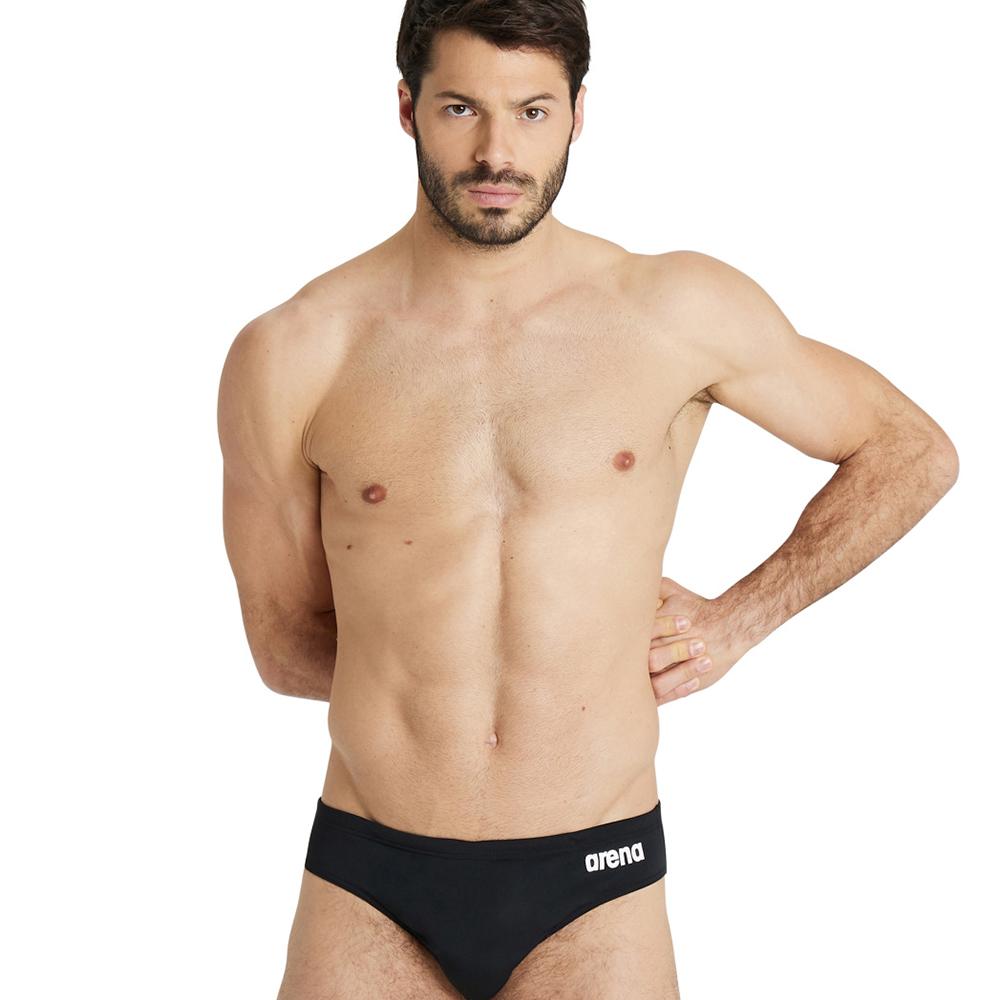 Arena Slip de competición de hombre Team Swim Negro